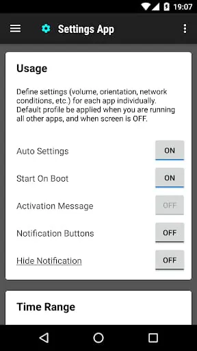 Settings App
