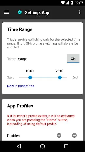 Settings App