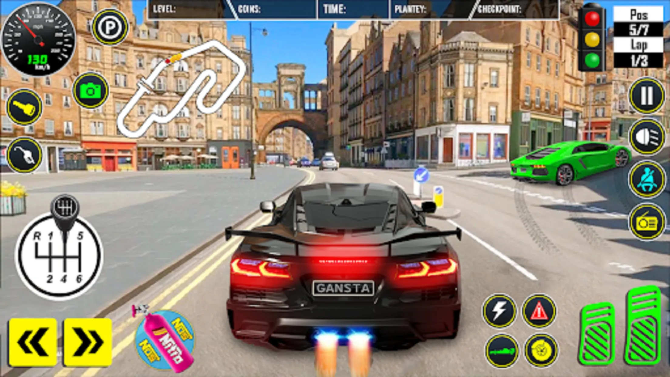 Crazy Car Transport Truck Game