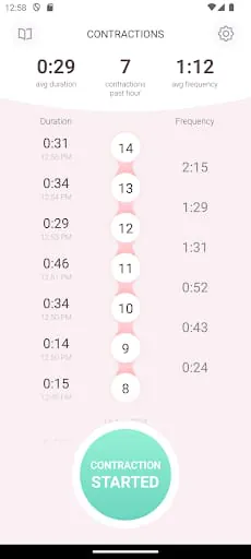 Contraction Timer & Counter 9m