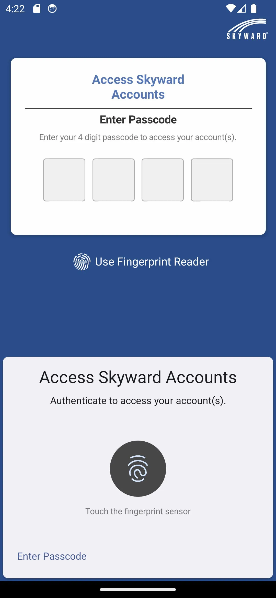 Skyward Mobile Access