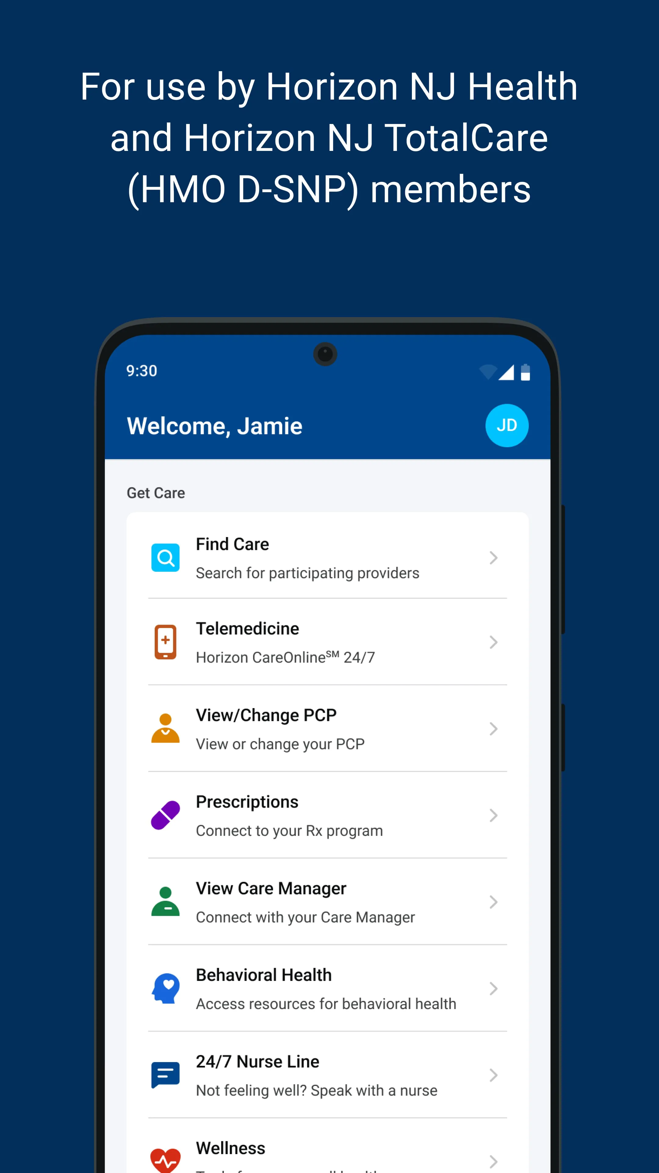 Horizon NJ MyCare