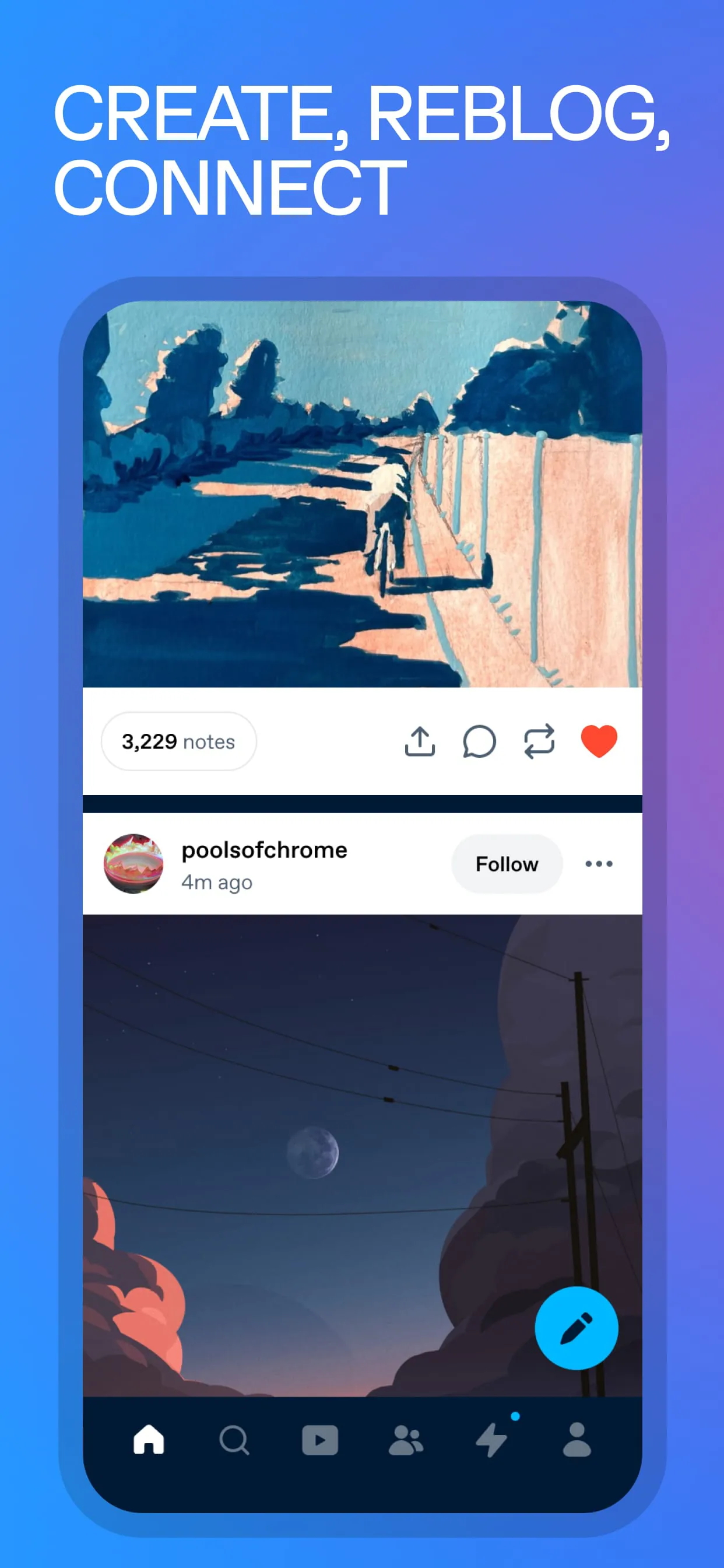 Tumblr Social Media & Art Blog