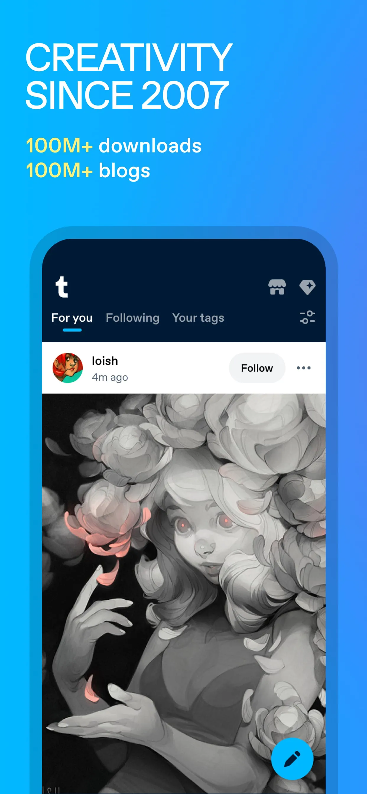 Tumblr Social Media & Art Blog