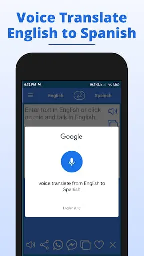 English to Spanish Translator