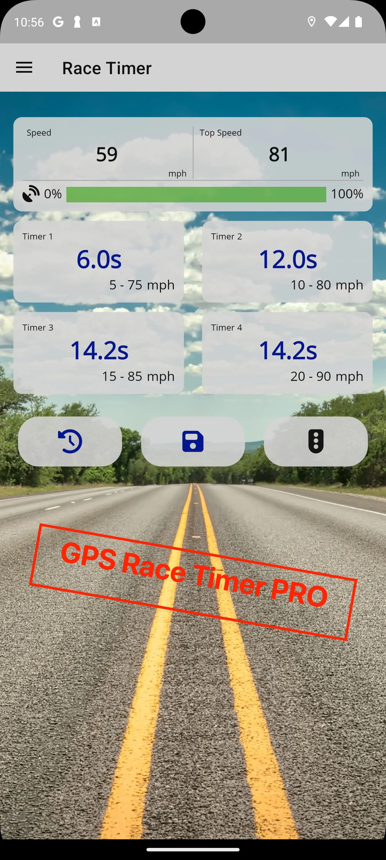 GPS Race Timer