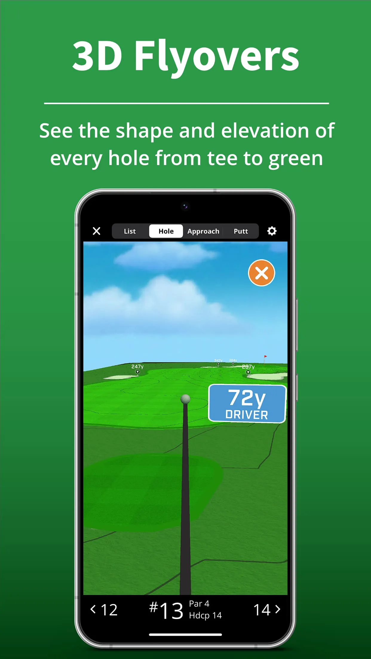 GolfLogix Golf GPS + 3D Putts