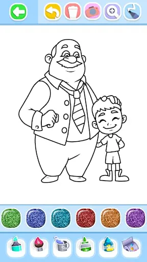 Family Love Coloring Book