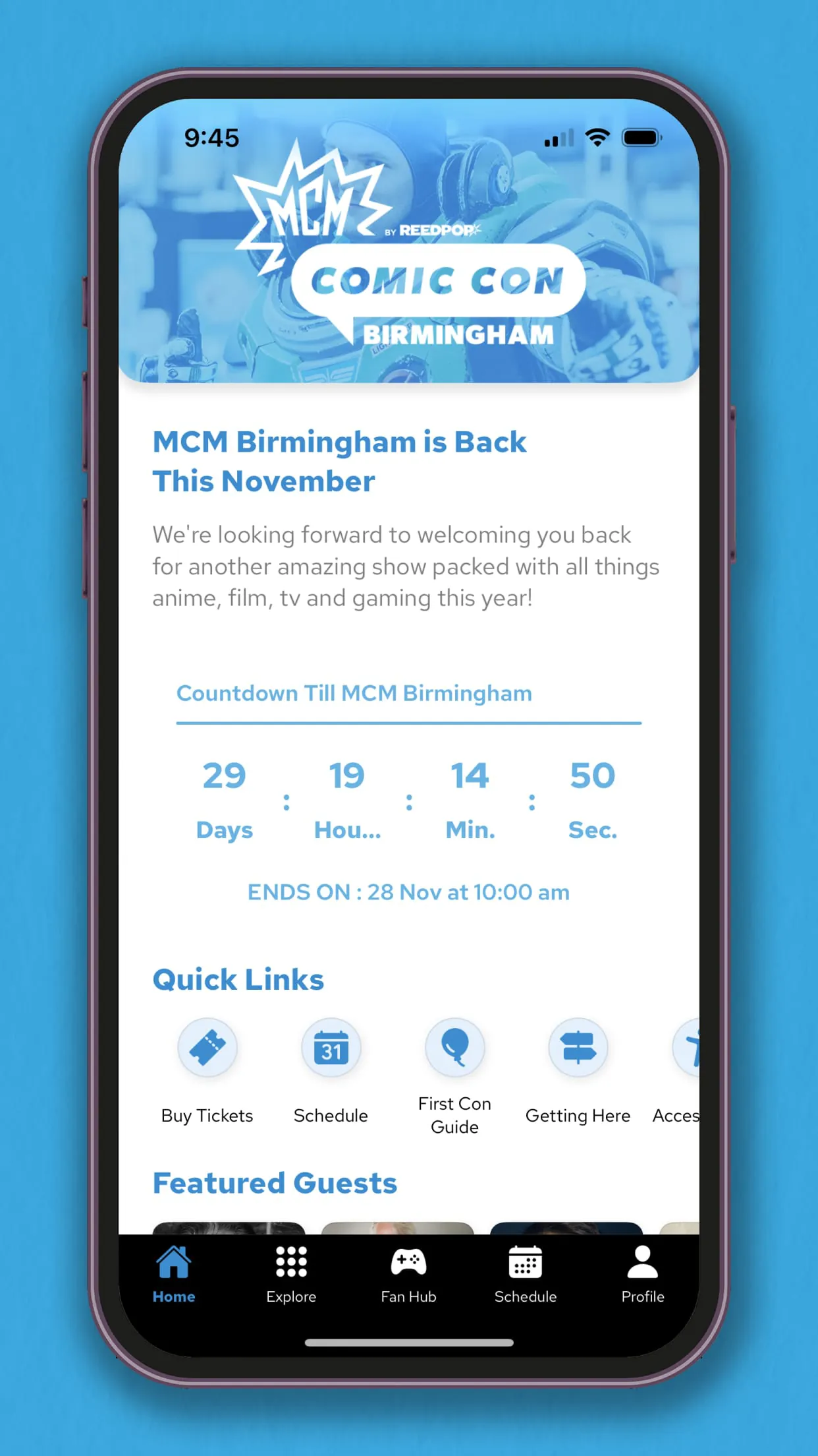 MCM Birmingham Comic Con