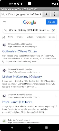 Local Obituary Search