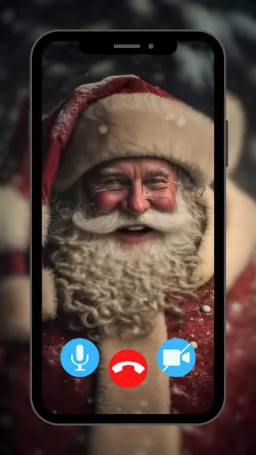 Santa Fake Video Call Prank