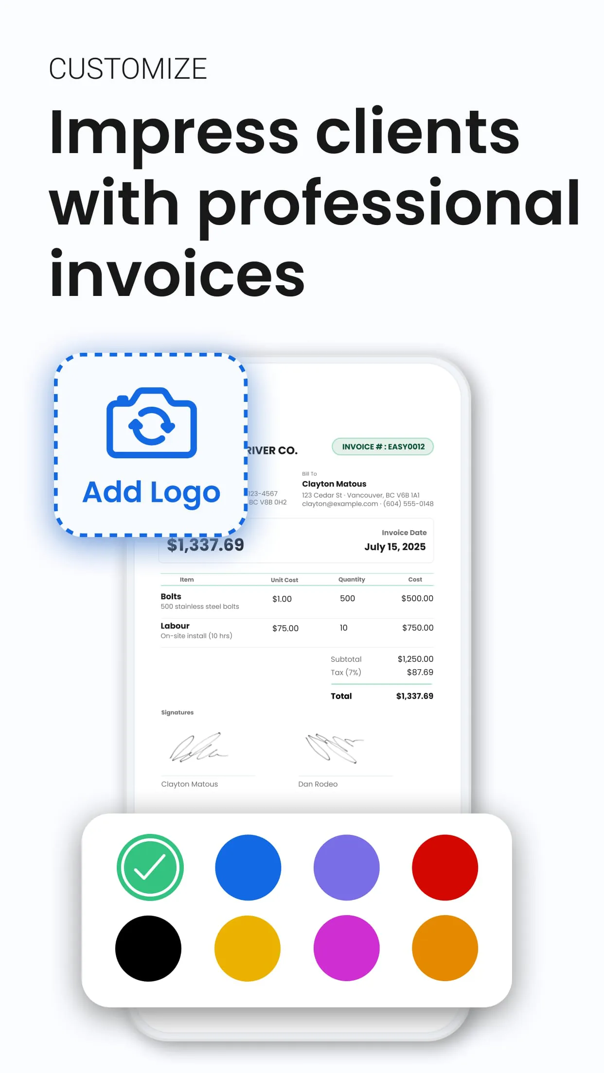 Easy Invoice & Estimate Maker