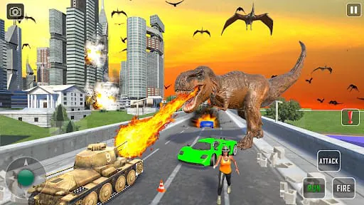 Dinosaur Smash Rescue Batle 3D