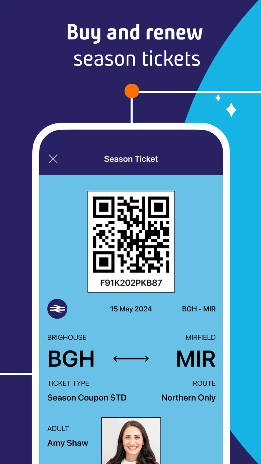 Northern train tickets & times