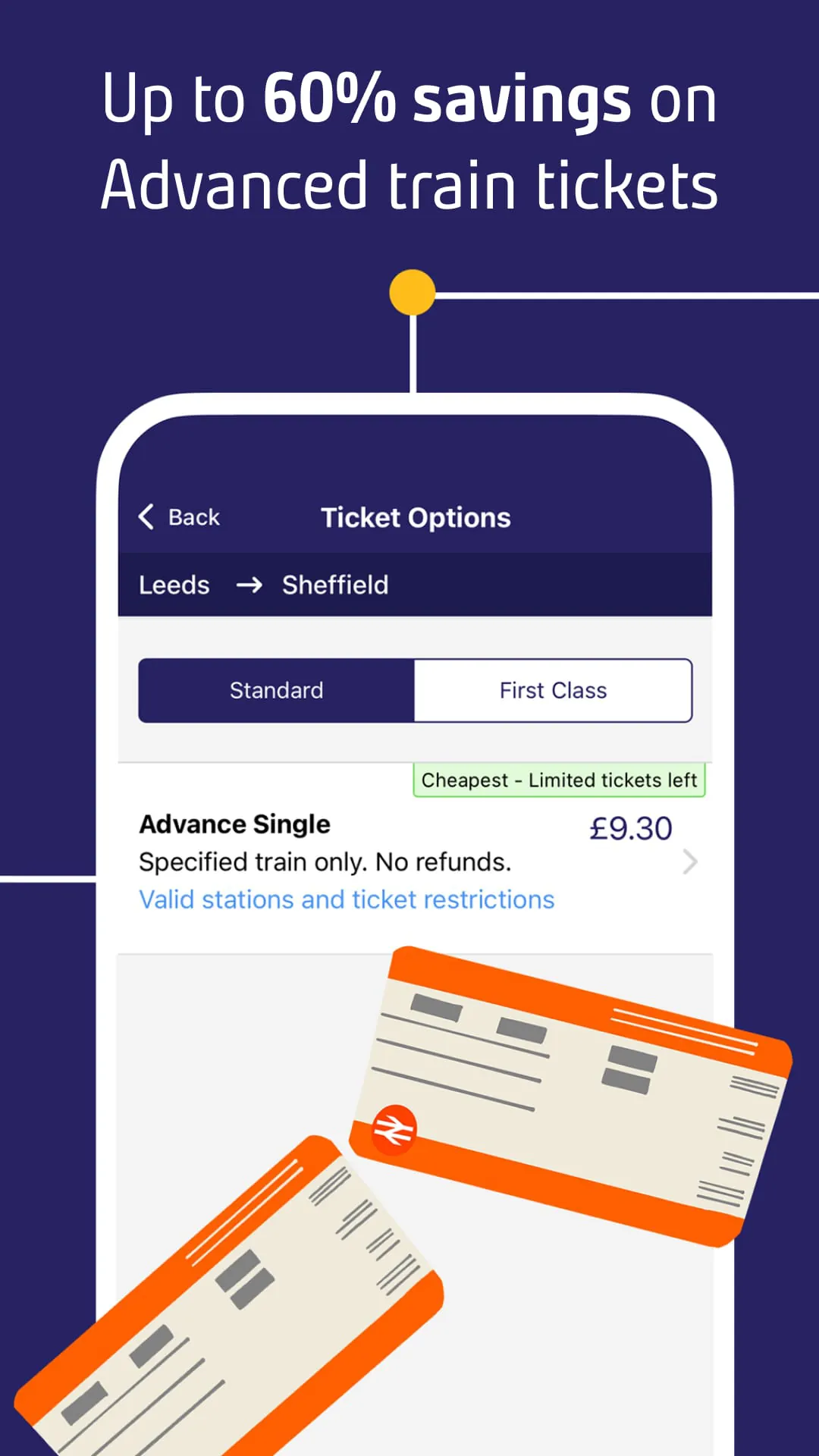 Northern train tickets & times