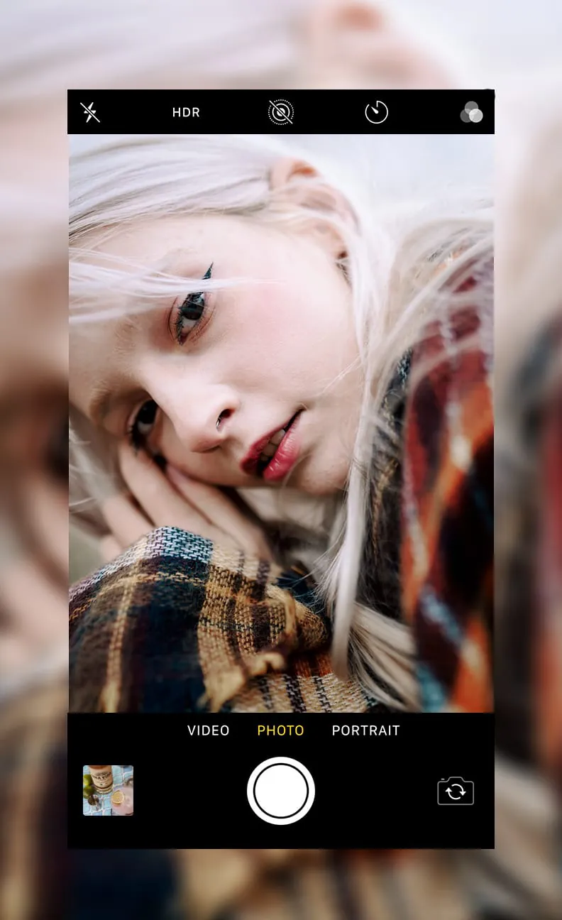 Selfie Camera iphone 15