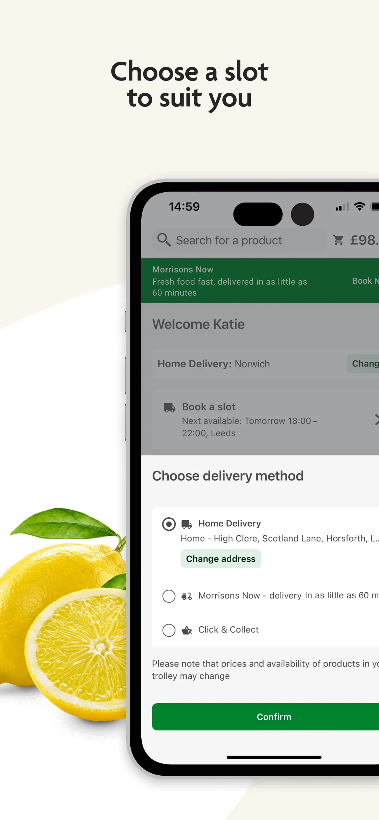 Morrisons Grocery Shopping