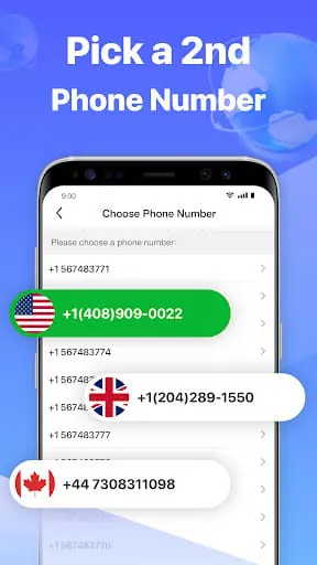 Second Number for Call & Text