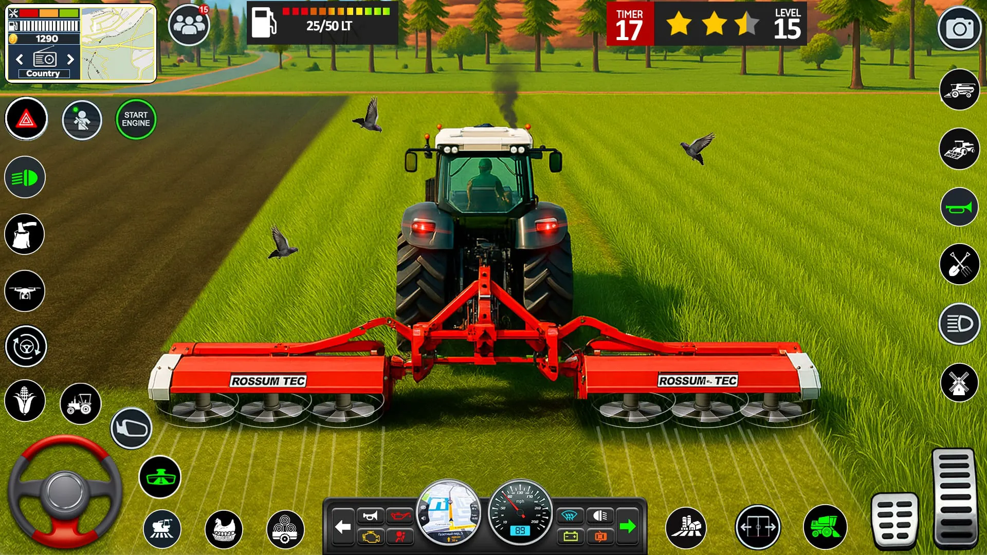 Big Farming Tractor Game 3D
