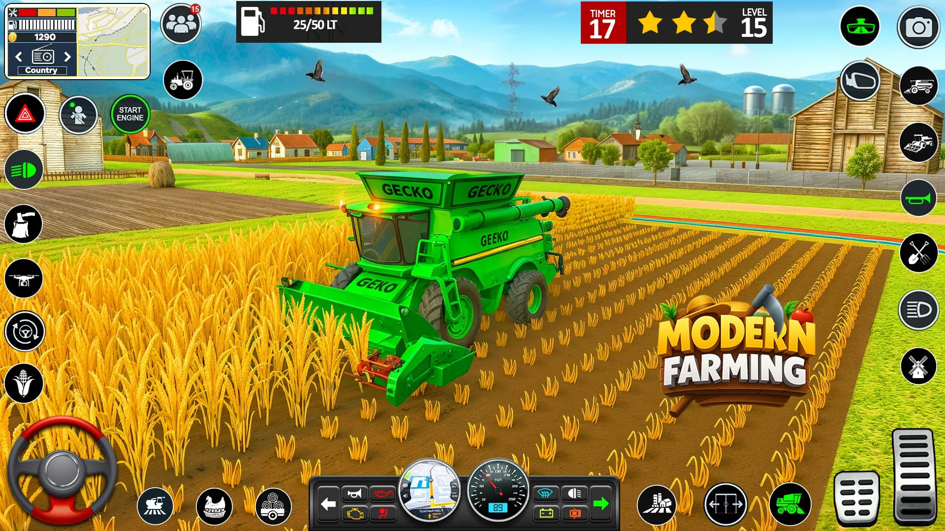 Big Farming Tractor Game 3D