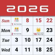 Monthly Calendar & Holidays