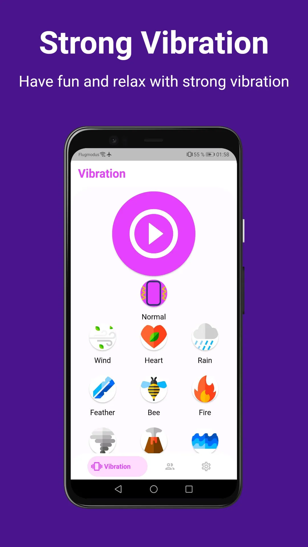Vibrator Strong Vibration App