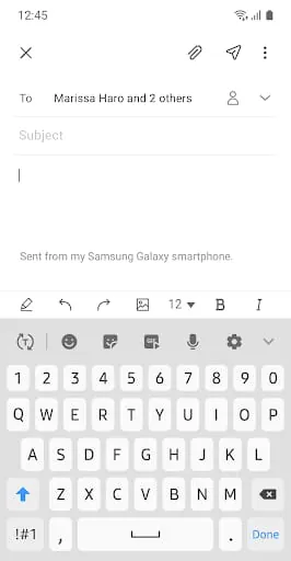 Samsung Email