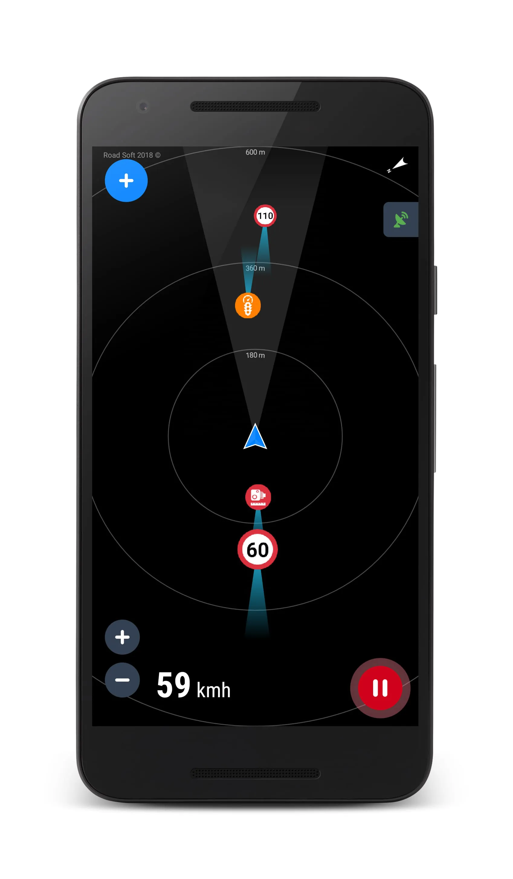 Speed Camera Detector