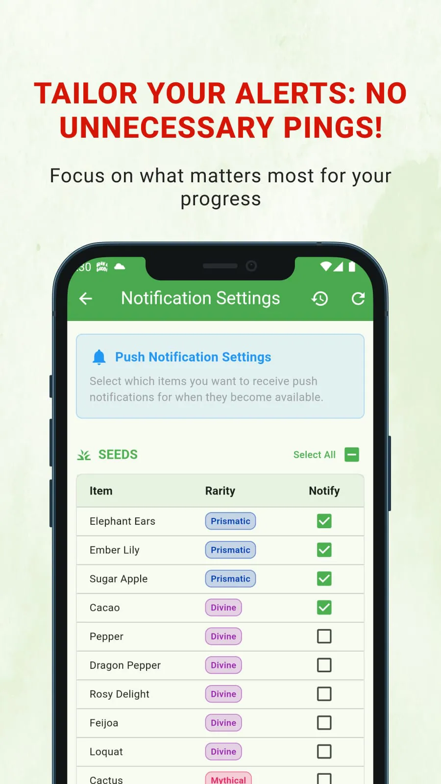 Grow A Garden Alerts