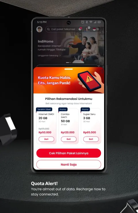 MyTelkomsel – Buy Internet
