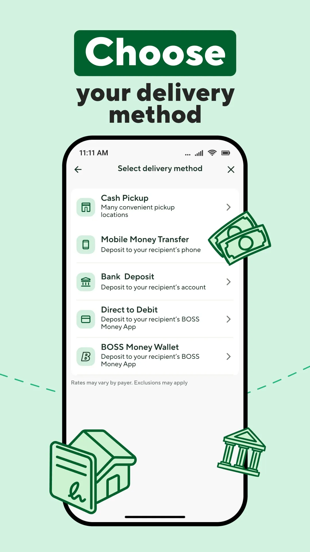 BOSS Money Transfer. Send Cash