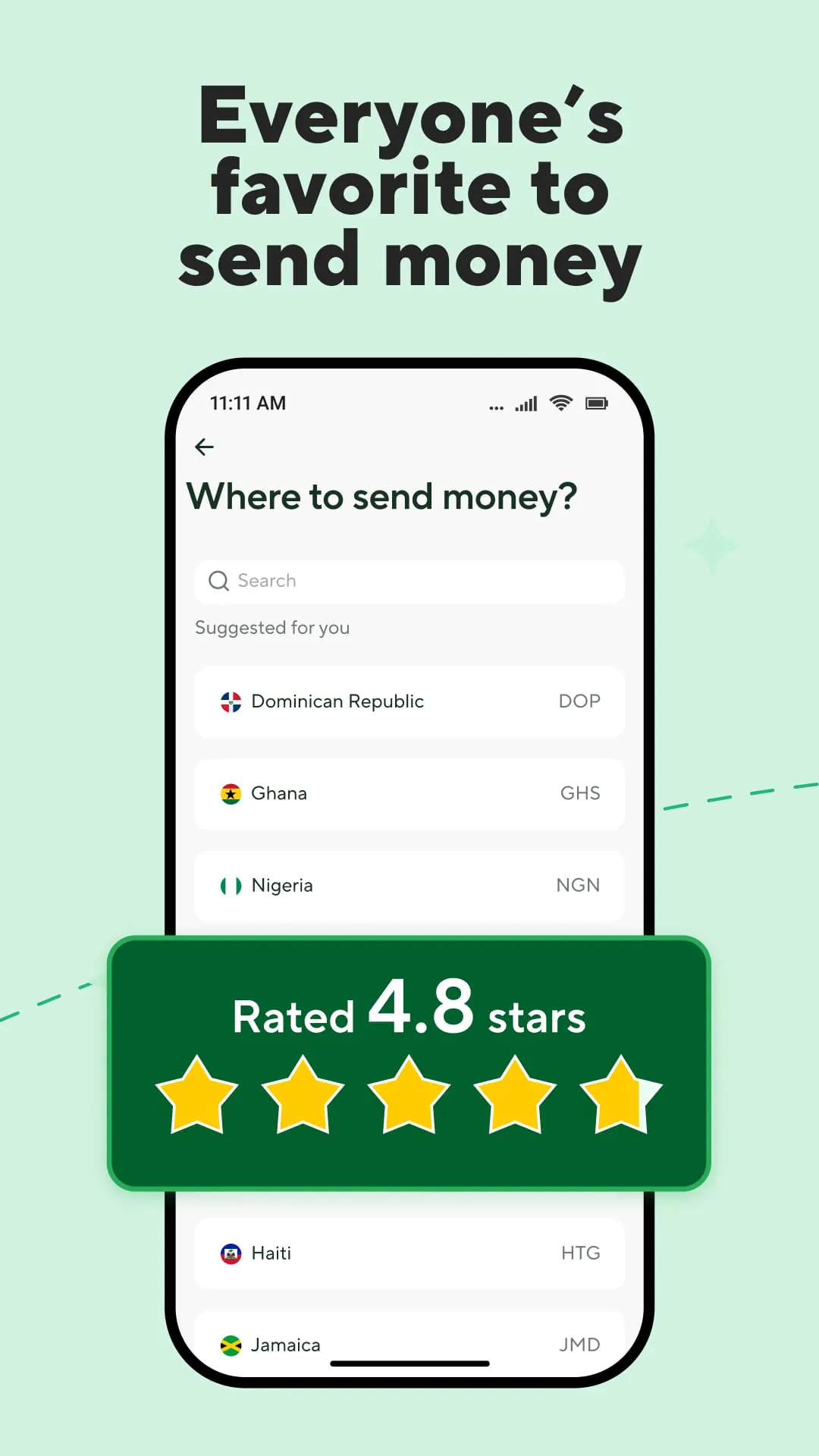 BOSS Money Transfer. Send Cash