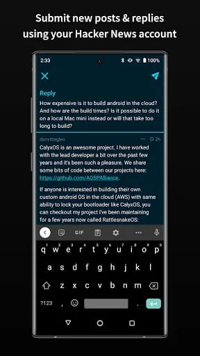 HACK for Hacker News Tech
