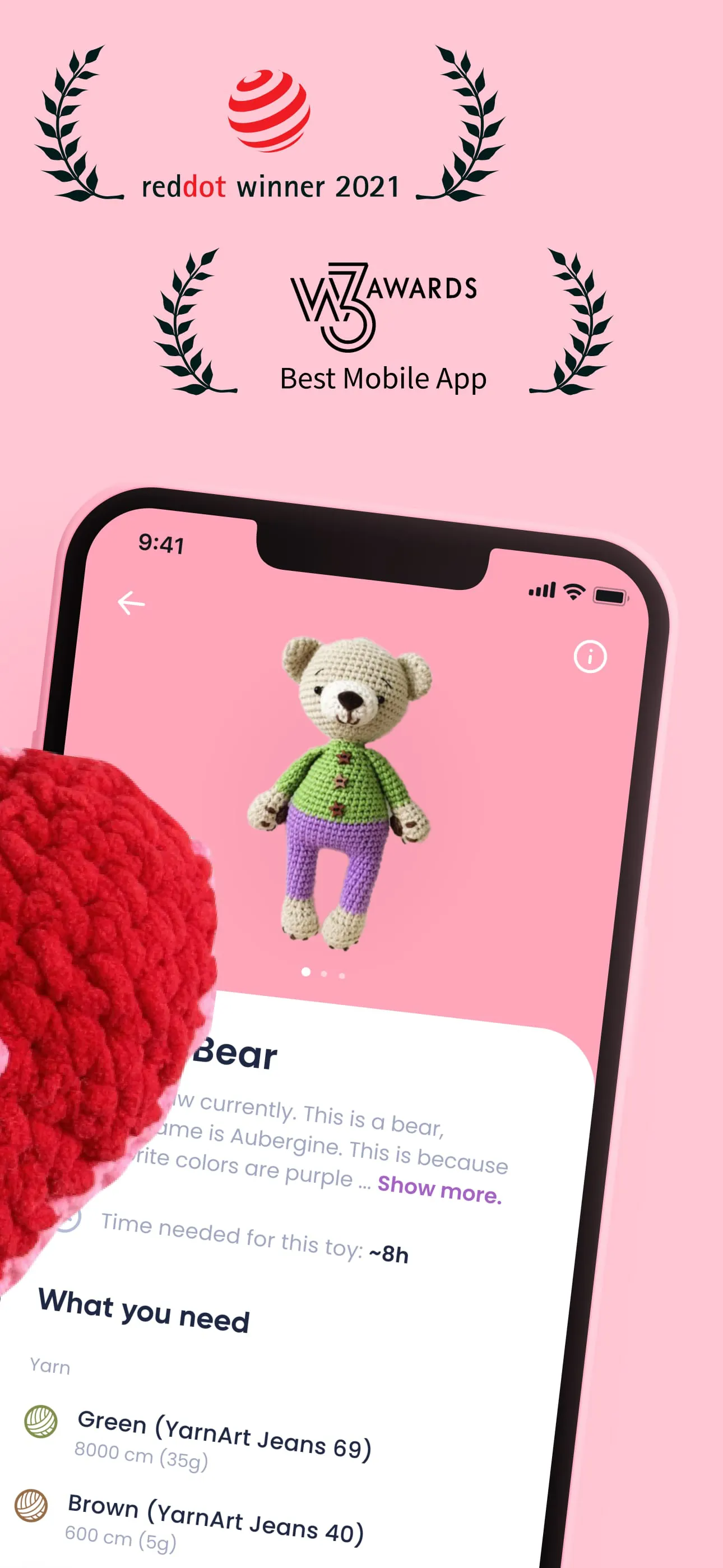 Crochet row counter & patterns