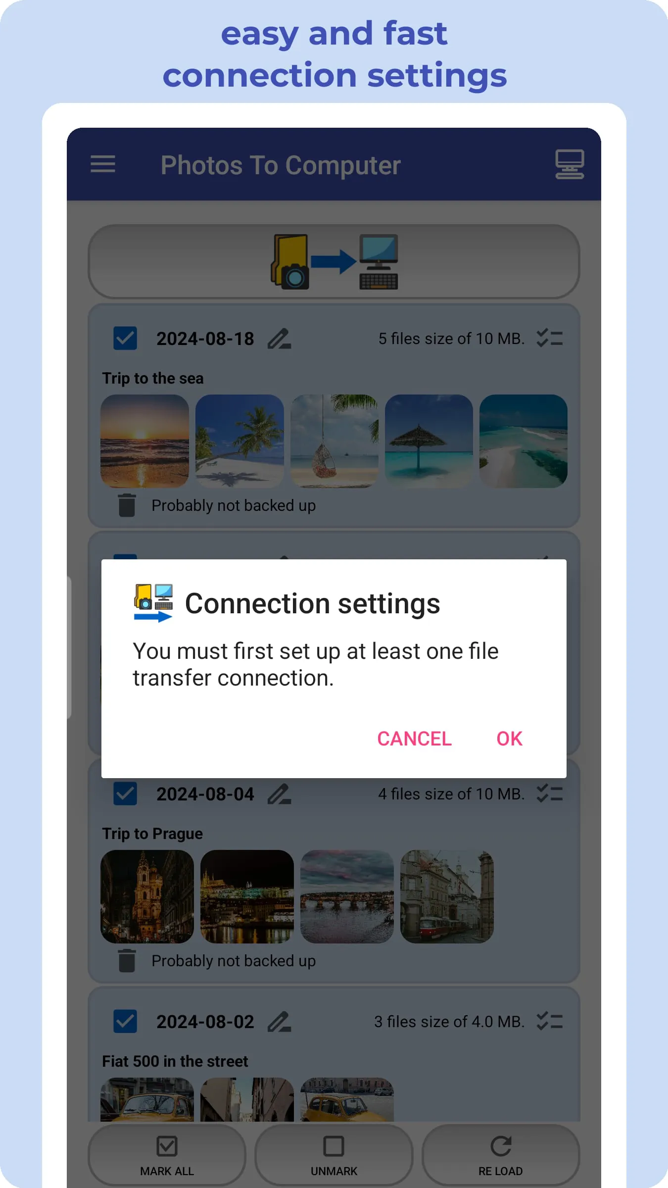 Photos To Computer or NAS