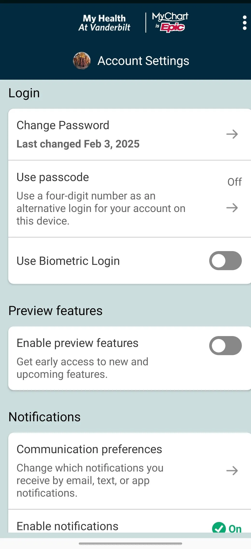 My Health at Vanderbilt