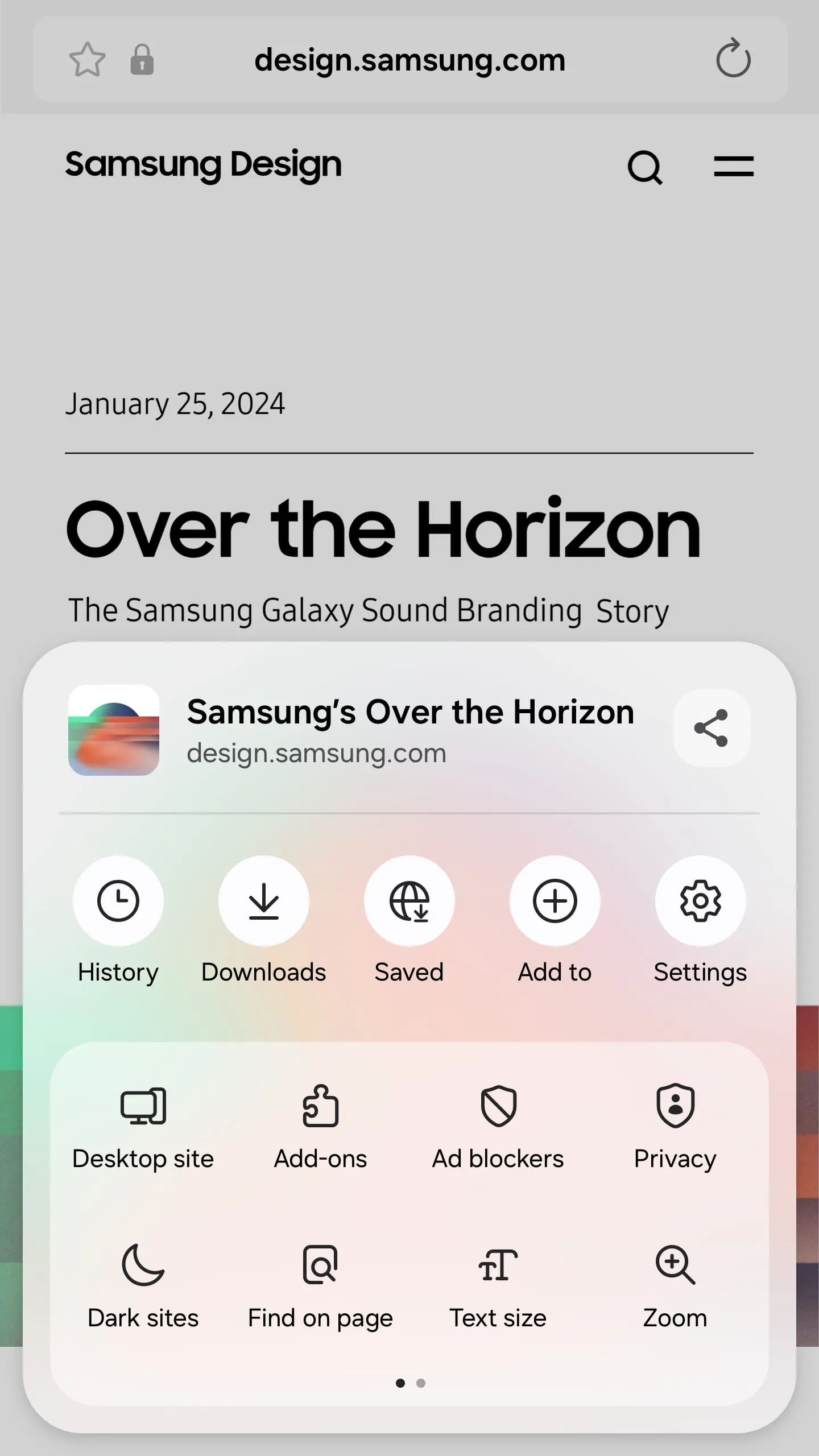 Samsung Internet Browser Beta