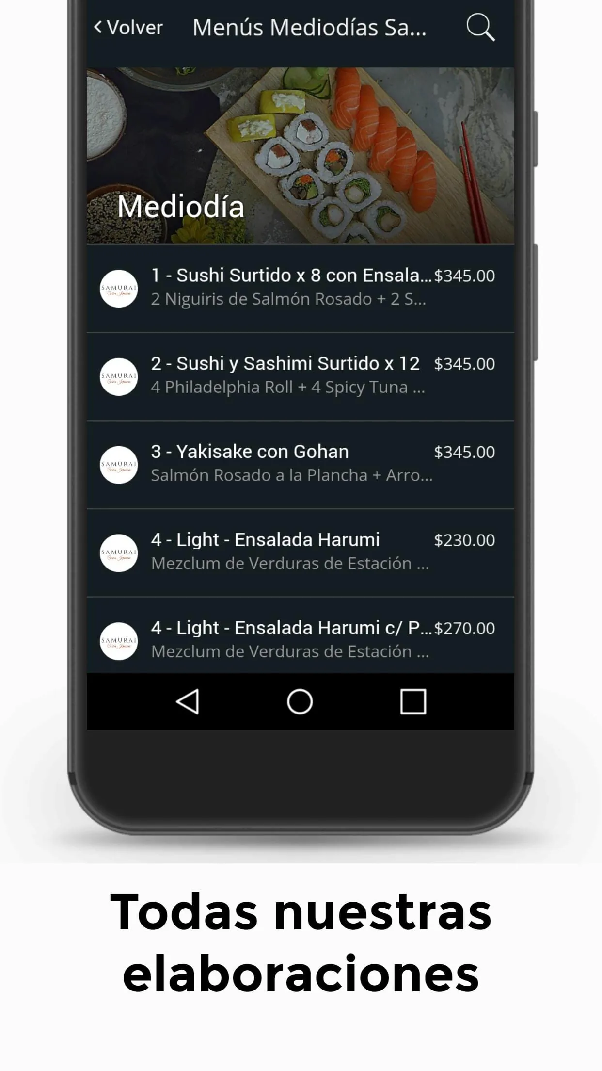 Samurai Sushi Cocina Japonesa