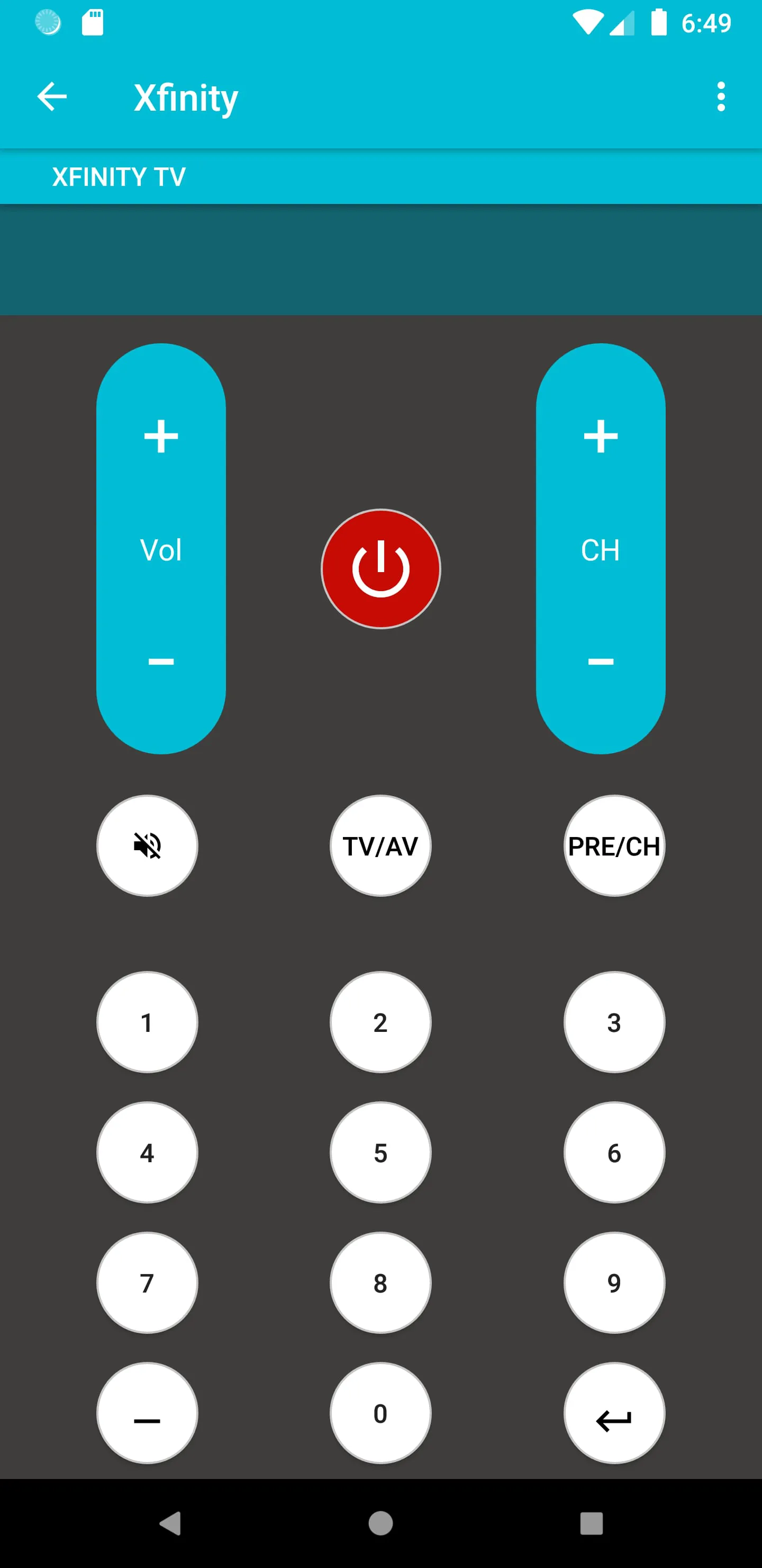 Xfinity TV Remote