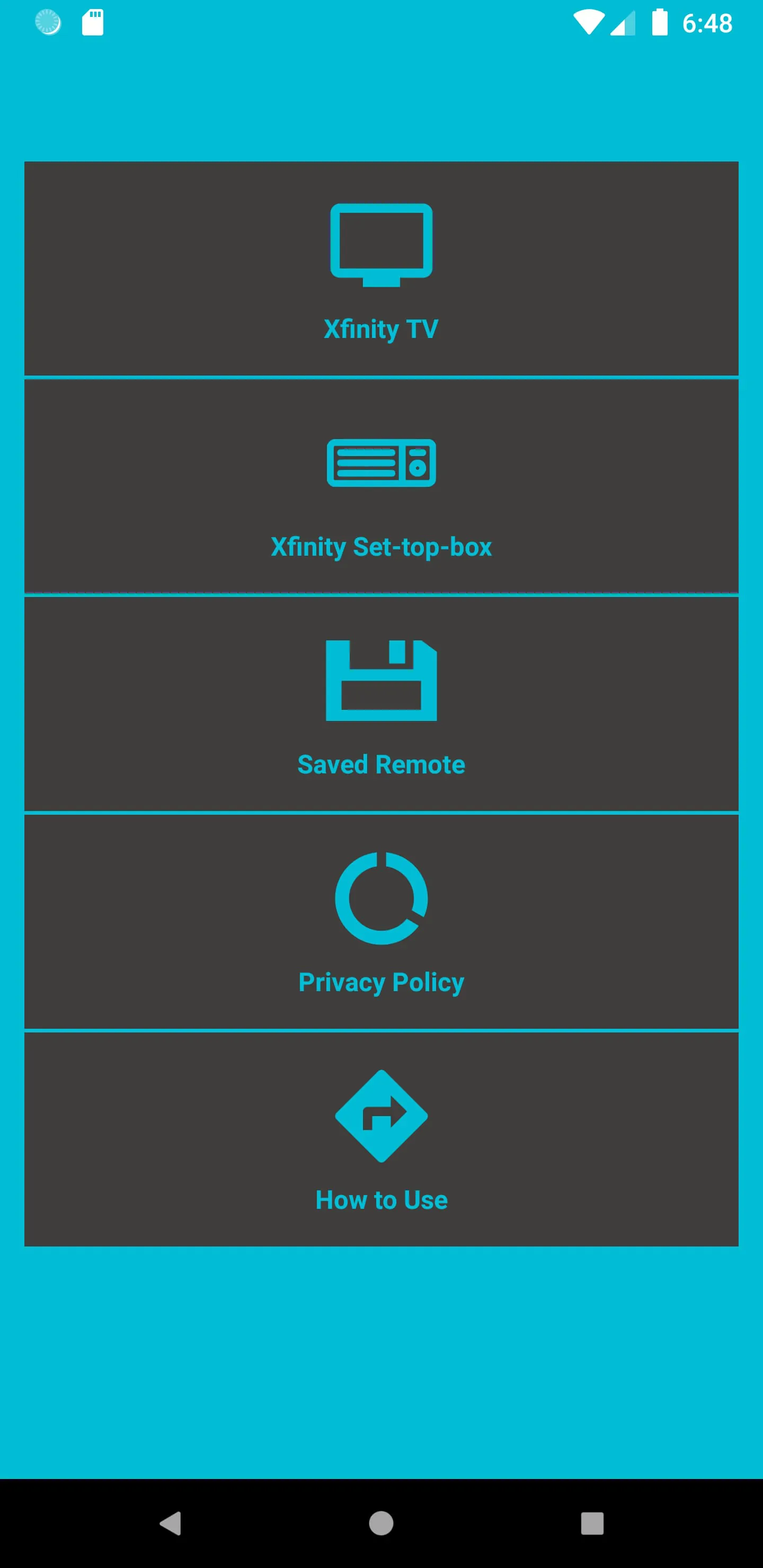 Xfinity TV Remote