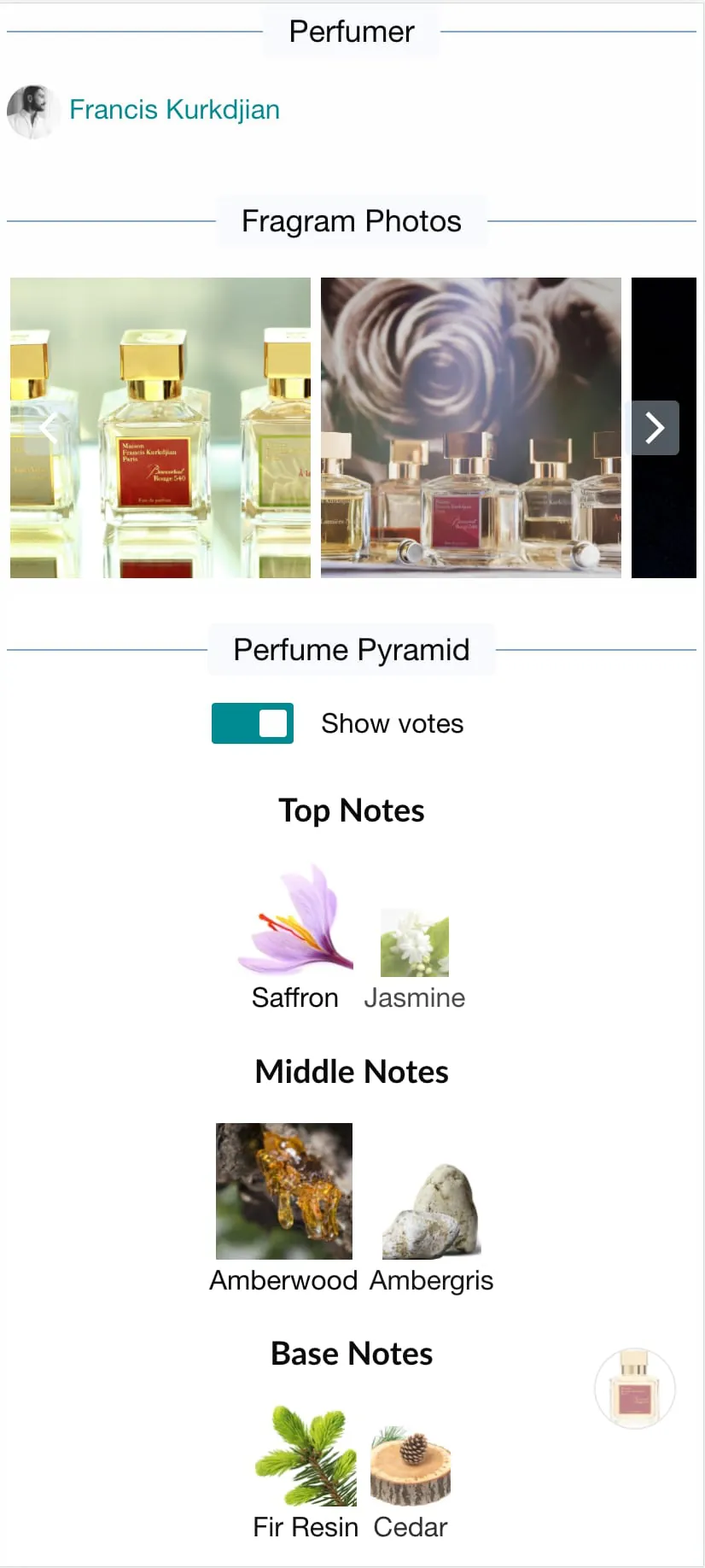 Fragrantica Perfumes