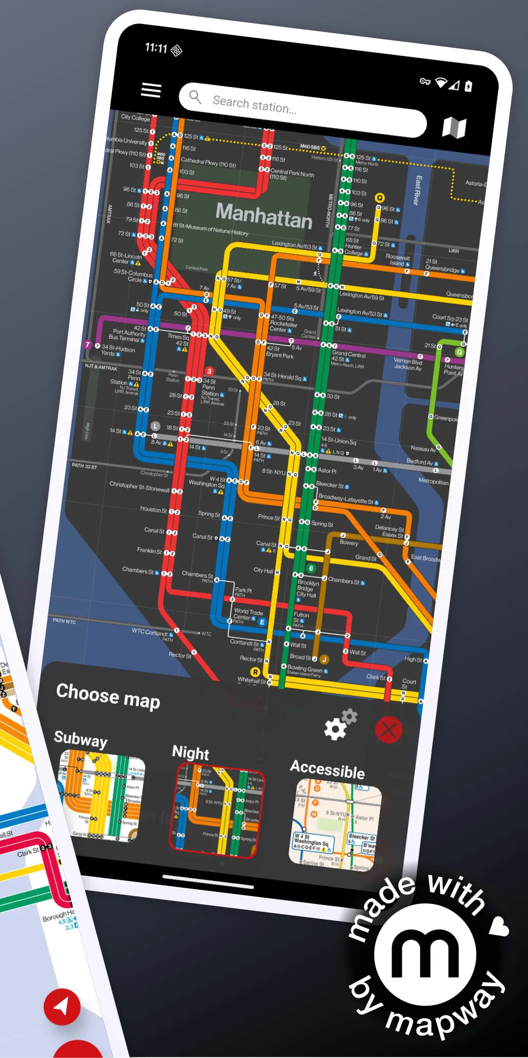 New York Subway MTA Map NYC