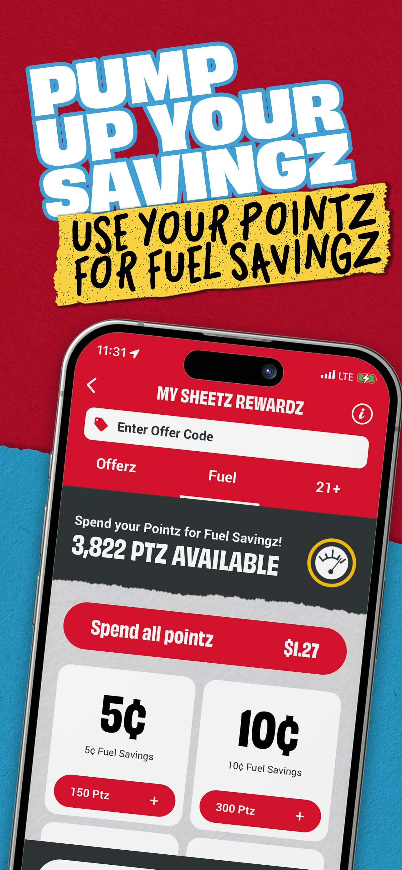 Sheetz Food Delivery & Rewards