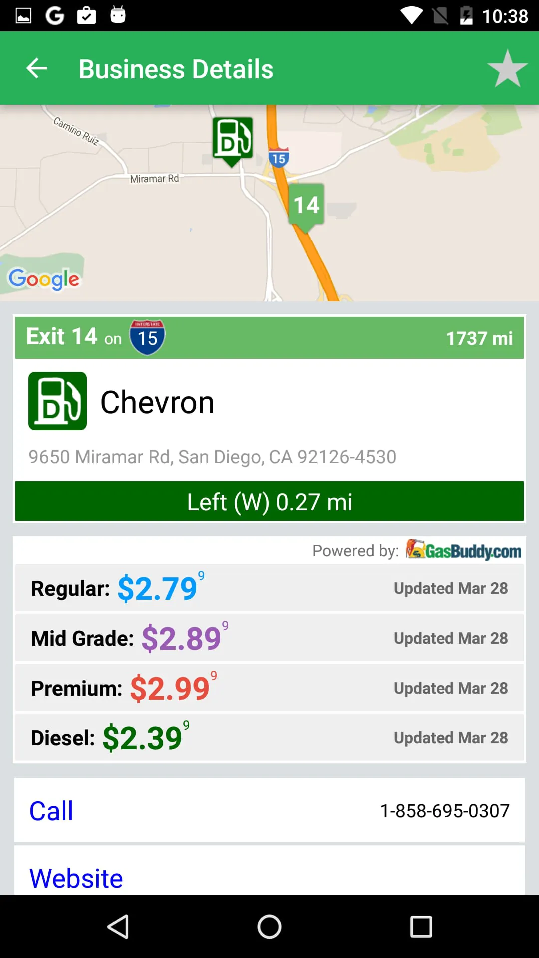 iExit Interstate Exit Guide