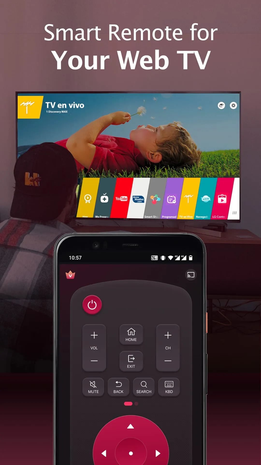 Remote for Smart Web TV