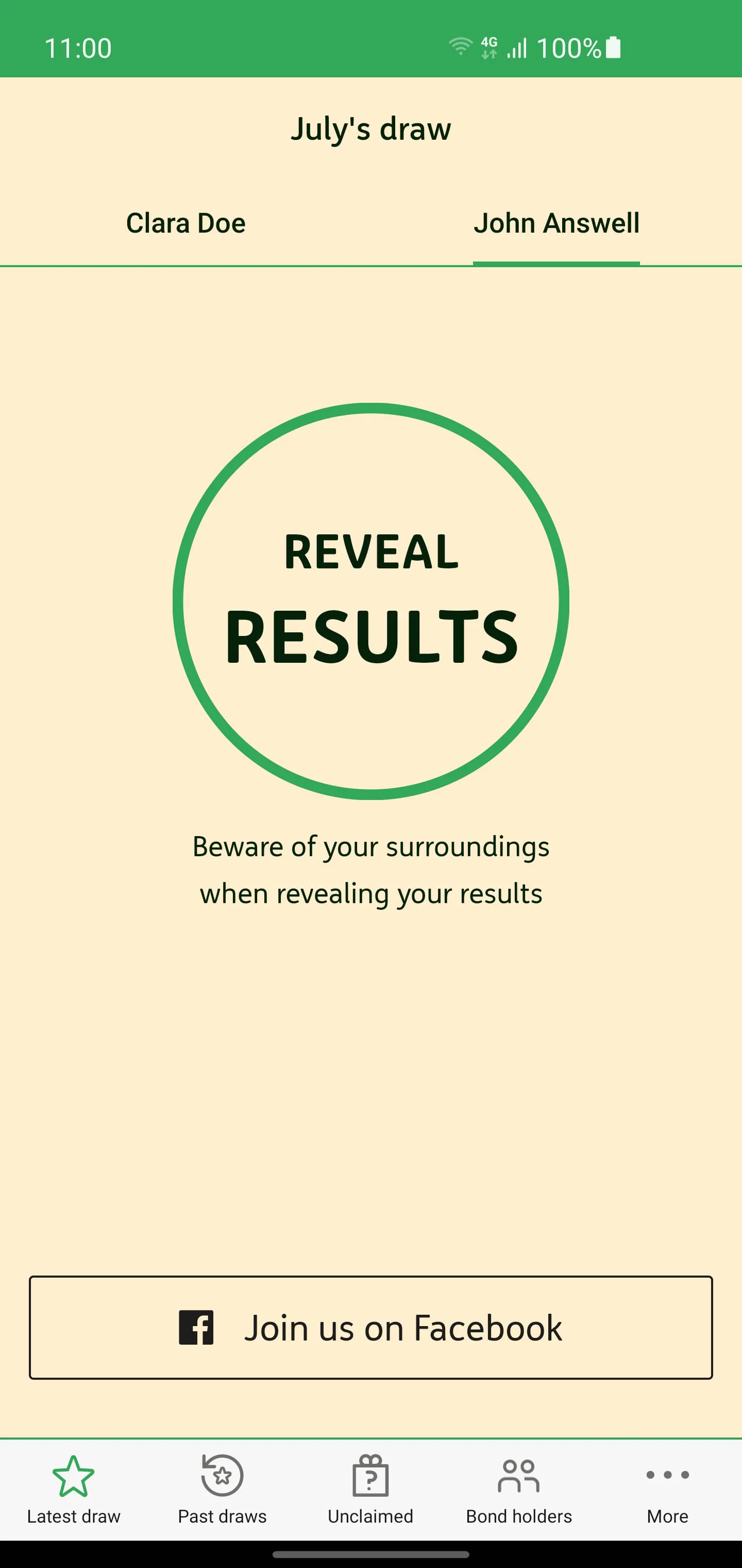 Premium Bonds prize checker