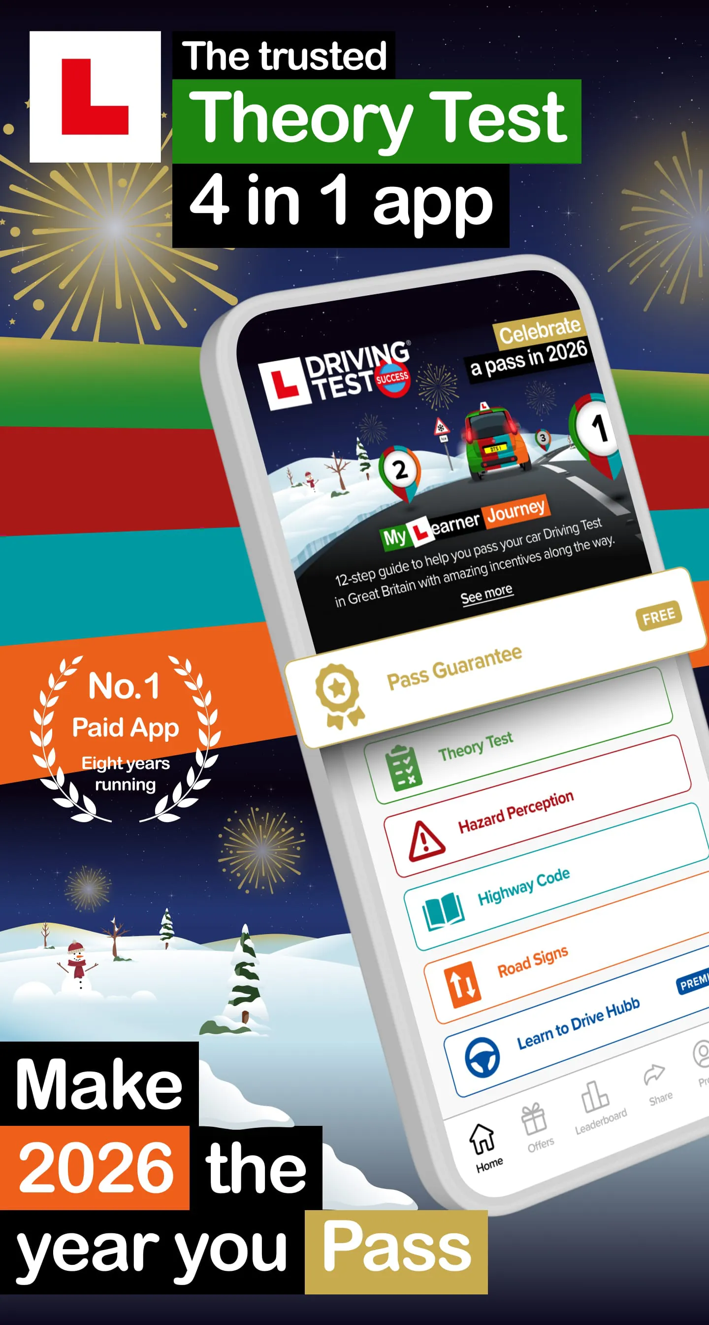 Driving Theory Test 4 in 1 Kit