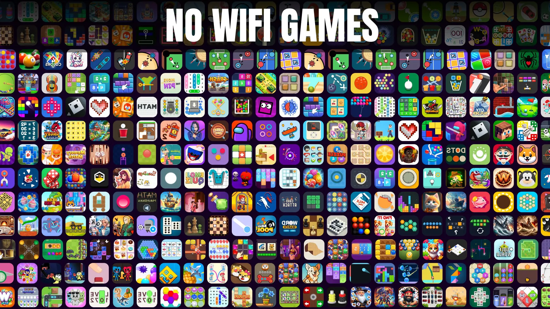 Offline Games No WiFi internet