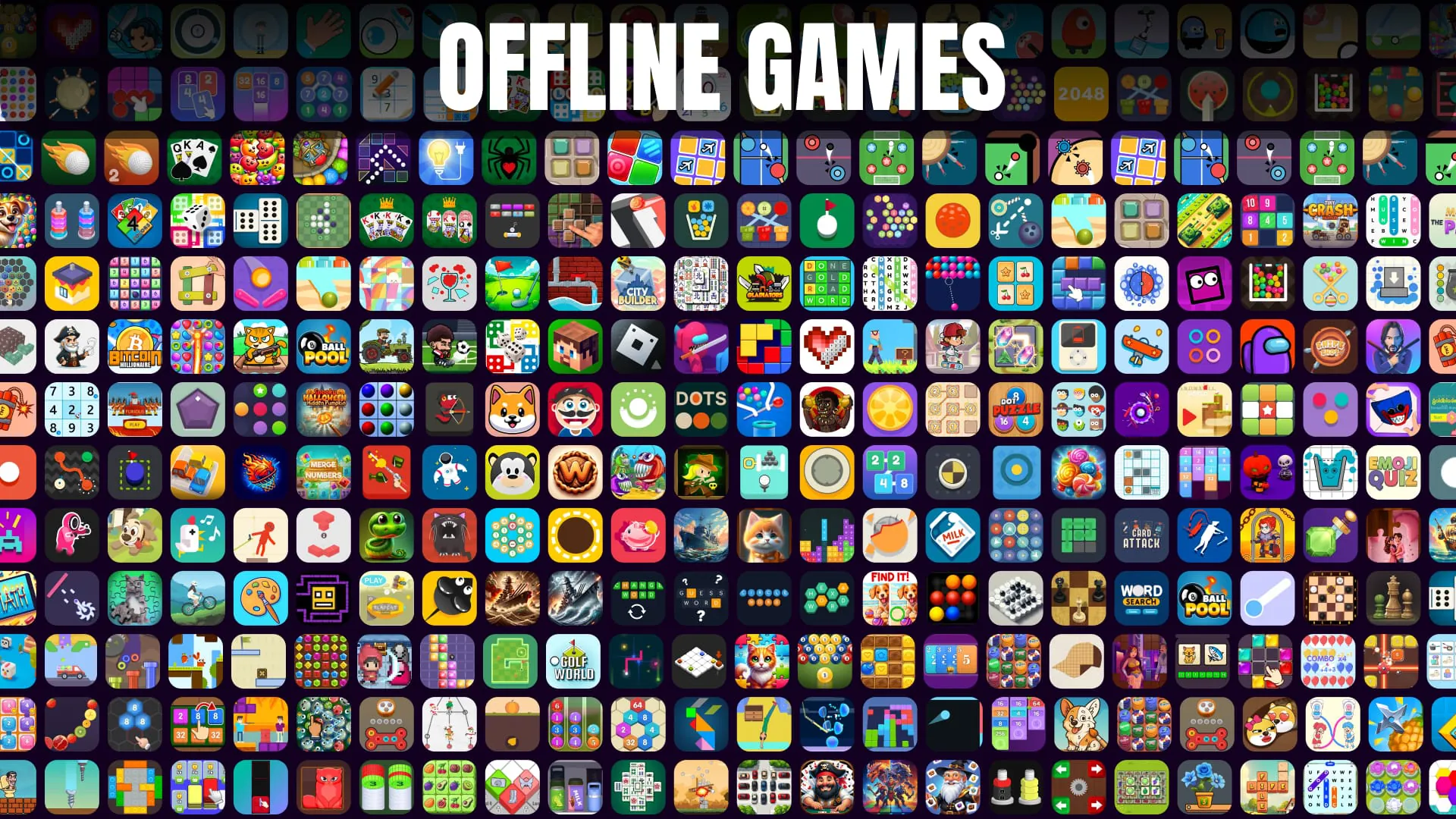 Offline Games No WiFi internet